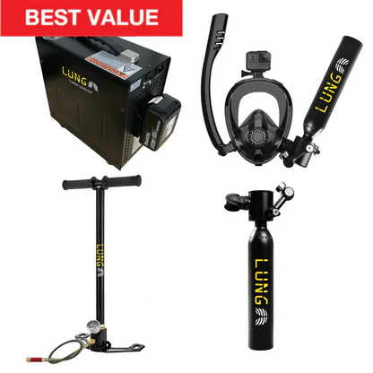 Lung T-500 + Hand Pump + Turbocharger + Sub-Mask